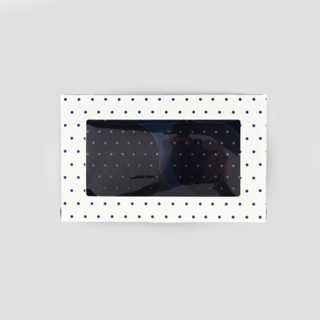 Folding cupcake box with bilateral application "Congratulations", 16 x 10 x 10 cm-4