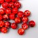 Beads for creativity plastic "Marble. Terracott" d = 0.8 cm set 20 g