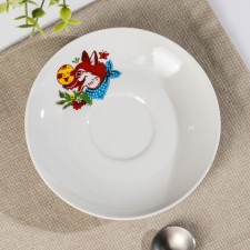 Porcelain -porcelain saucer 