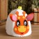 Bath cap with children's applique "Girafics" of felt