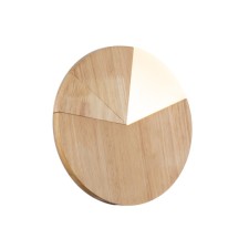 Бра Indigo, 10019/A/1W Wooden. 1х14Вт, LED, 784Лм, 3000К, 220х45х220 мм, цвет белый матовый