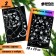 A set of engravings for the New Year "Kitty", 2 pcs, New Year's set for creativity