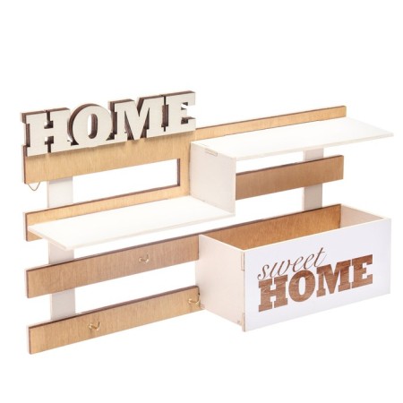 The keybox is wall -mounted with the shelf "Steps", 30 x 18 cm.-5