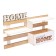 The keybox is wall -mounted with the shelf "Steps", 30 x 18 cm.