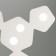 Ceiling light mantra area, GX53, 5x9W, 711x633x40 mm, color white color