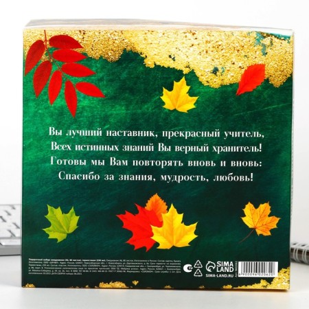 Set: A6 Diary, 80 sheets and a thermostatic 250 ml "The best teacher"-9