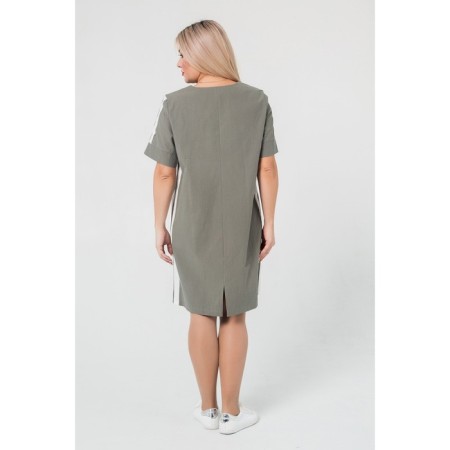 Women's dress, size 60, green color-4