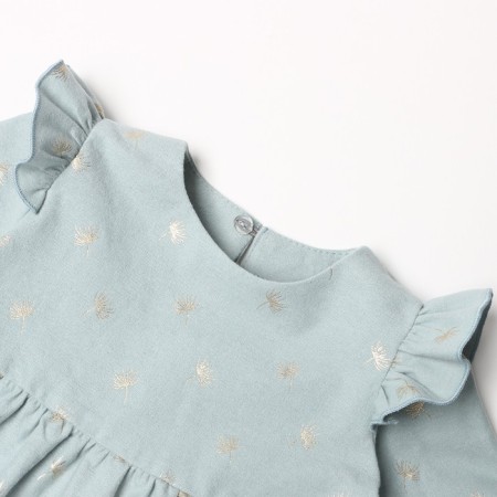 Dress Kroshka I'm "Dandelions", height 86-92, Blue-1