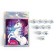 Hairpins for hair decoration Stay Magical, 10 pcs., 1.3 x 1.3 x 1.5 cm