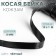 Slanting bike, leather, 8 mm × 10 ± 1 m, black color