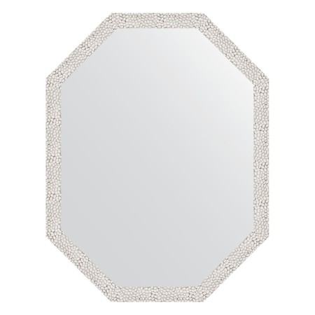 Mirror in the baguette frame, white minting 46 mm, 68x88 cm