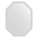 Mirror in the baguette frame, white minting 46 mm, 68x88 cm