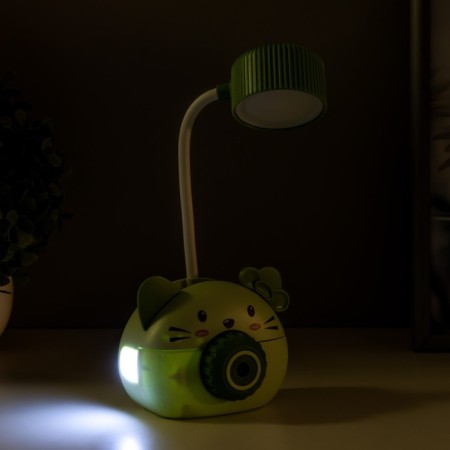 Table lamp "Delhi" LED 2 modes 2W USB green 11.7x7x12 cm Risalux-3