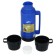 Thermos 1 l, with a glass flask, 2 circles, 13.5 x 32 cm, blue