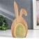 Souvenir tree, ceramics "Green Bunny" 15x3x7.4 cm