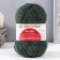 Yarn "village" 100% half-carbonated wool 250m/100g (381-lavr)