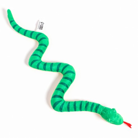 Soft toy "Snake", 39 cm, green color-5