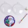 Set for creativity. Fressing ball "Santa Claus and Dragon"