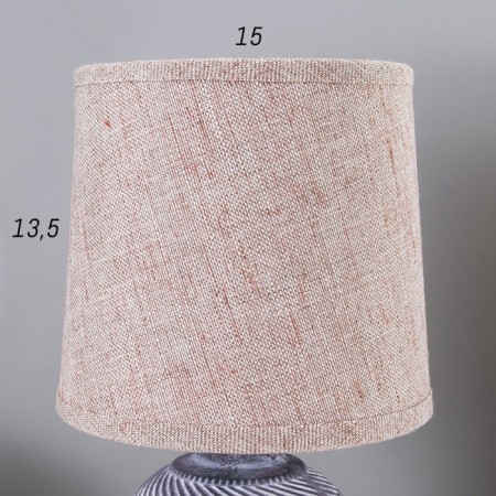 Bulbed lamp 16558/1br E14 40W Chocolate 15x15x29 cm Risalux-4