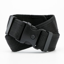 Tactical belt, 125 cm, width 5 cm, plastic buckle, black