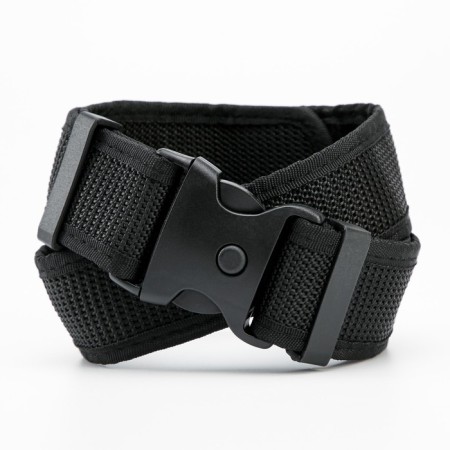 Tactical belt, 125 cm, width 5 cm, plastic buckle, black