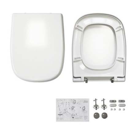 Sanita Luxe Infinity, Quadro, Soft-Close, white toilets.