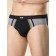 Men's panties, size 52, red color, black, 2 pcs