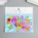 Decor for creativity plastic "Flower" transparent set 50 pcs 1.2x1.2 cm