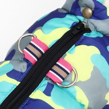 The jumpsuit printed with the lock on the back, size 12 (DS 25, OG 36, Osh 28 cm), turquoise-3