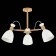 Ceiling EVOLUCE lamp. Sle103802-03. Balcamo. 3x60 watts, E27, 59x59x45 cm, color light wood, white