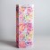 Package Gift Laminated for a bottle, packaging, "flowers and butterflies", 13 x 36 x 10 cm