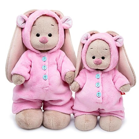 Soft toy "Bunny mi in a fur overalls", 32 cm-4