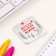 New Year of the icon sets 5 pcs d = 25 mm d = 35 mm "Bear" 8.5x12.5 cm