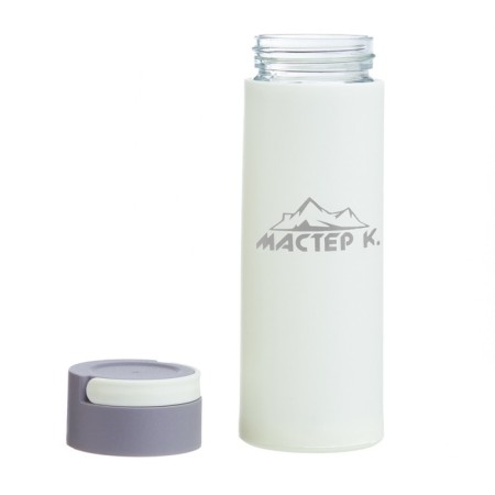 Water bottle, 400 ml, "Master K", glass-1