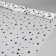 Glass with Flac "Stars", 150 cm, 1 ± 0.2 m, white color