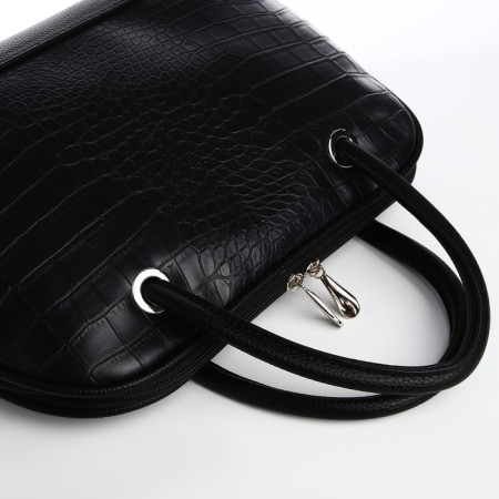 Female bag Textura, tout, average size, black color-4