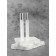 Perfume bottle, with a spray, glass, 10 ml, packing - 2 pcs, color gray