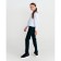 School blouse for a girl, white color, height 140 cm