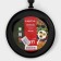 Hit pan, d = 24 cm, portioned, anti -stick coating, black color