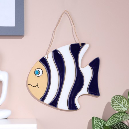 Souvenir "Pisces Street", 8 cm, majolica