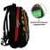 School backpack, 39 x 28 x 18 cm, + bag for shoes, calligrata p "Cool dino", green