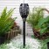 Sunny battleship lamp. "Start", "Maori" 7.5x49.5 cm, IP44, 12 LED, EFF. fire, t/white
