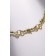 The necklace "wire" is prickly, the color is gold, l = 45 cm