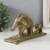 Souvenir Polystone "The elephant with an elephant on a walk" 21x8x10.8 cm