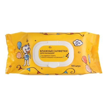 Napkins wet kurtnos, for babies, 100 pcs.-1