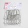 Hook for curtains with balls, 7.5 × 4 cm, 10 pcs, silver/transparent color