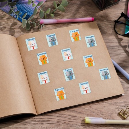 Paper stickers of the “Cat” rating, 10.5 x 18 cm-2