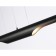Suspended lamp with a replaceable lamp Ambrella Light, Techno, TN5157, E27, Black Color