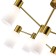Ceiling EVOLUCE lamp. Sle1139-302-06. Gessi. 6x60 watts, E14, 68x68x48 cm, brass color