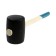 Kiyanka tundra, wooden handle, black rubber, 1100 g